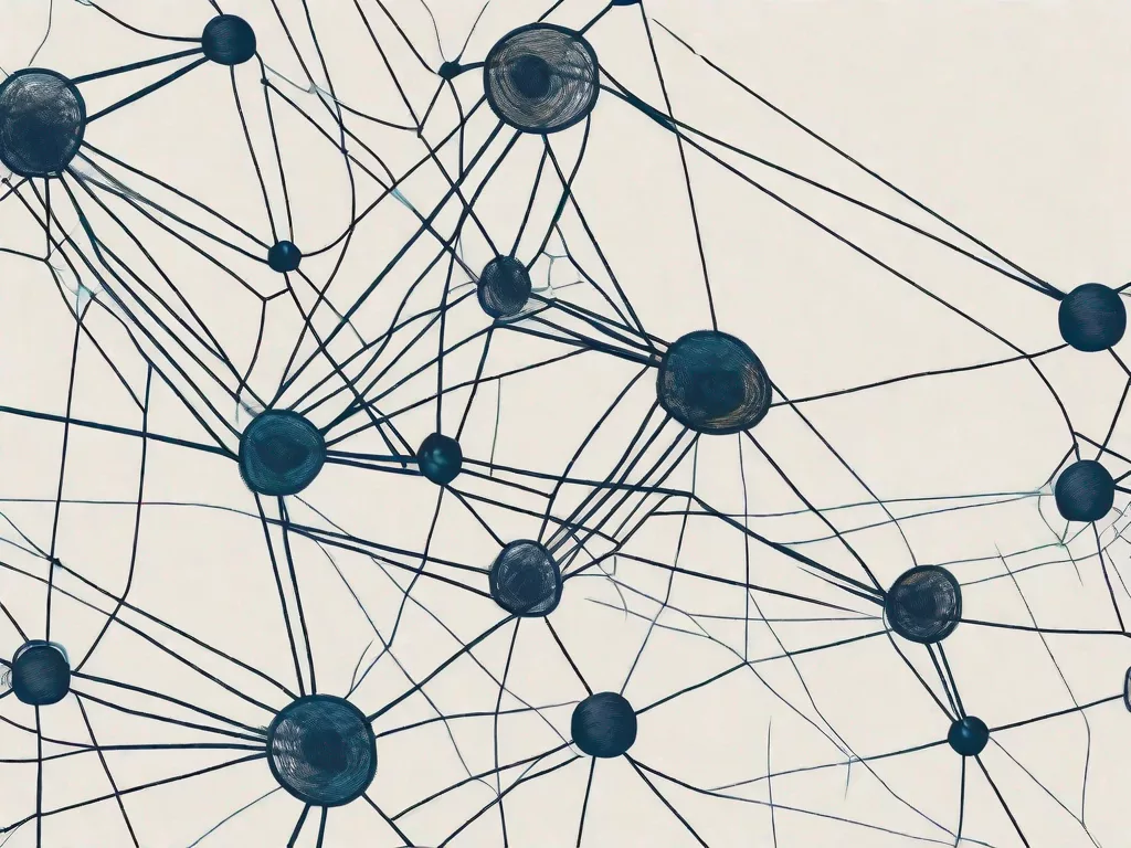 A web of interconnected nodes